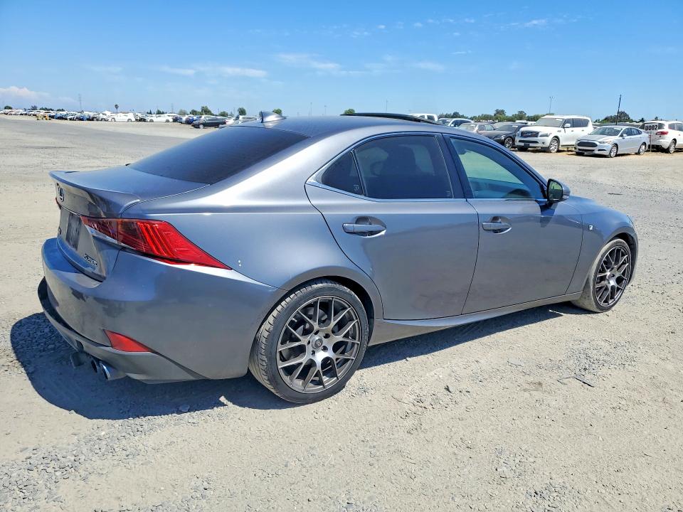 2017 Lexus Is VIN JTHBA1D28H5039214 COPART salvage auction — REAR END, Ca - Salvage Certificate, sold $4,350 on 2026-07-14 (photo 3)