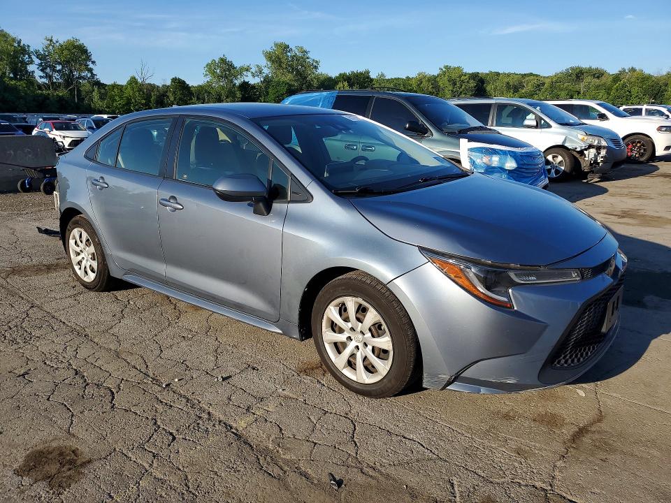 2020 Toyota Corolla VIN JTDEPRAE9LJ021654 COPART salvage auction — REAR END, Ny - Mv-907A Salvage Certificate, sold $3,100 on 2026-07-28 (photo 4)