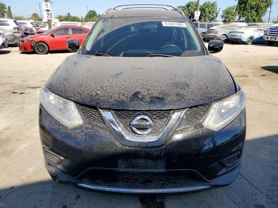 2016 Nissan Rogue VIN KNMAT2MT9GP622173 COPART salvage auction — SIDE, Ca - Salvage Certificate, sold $1,050 on 2026-07-30 (photo 5)