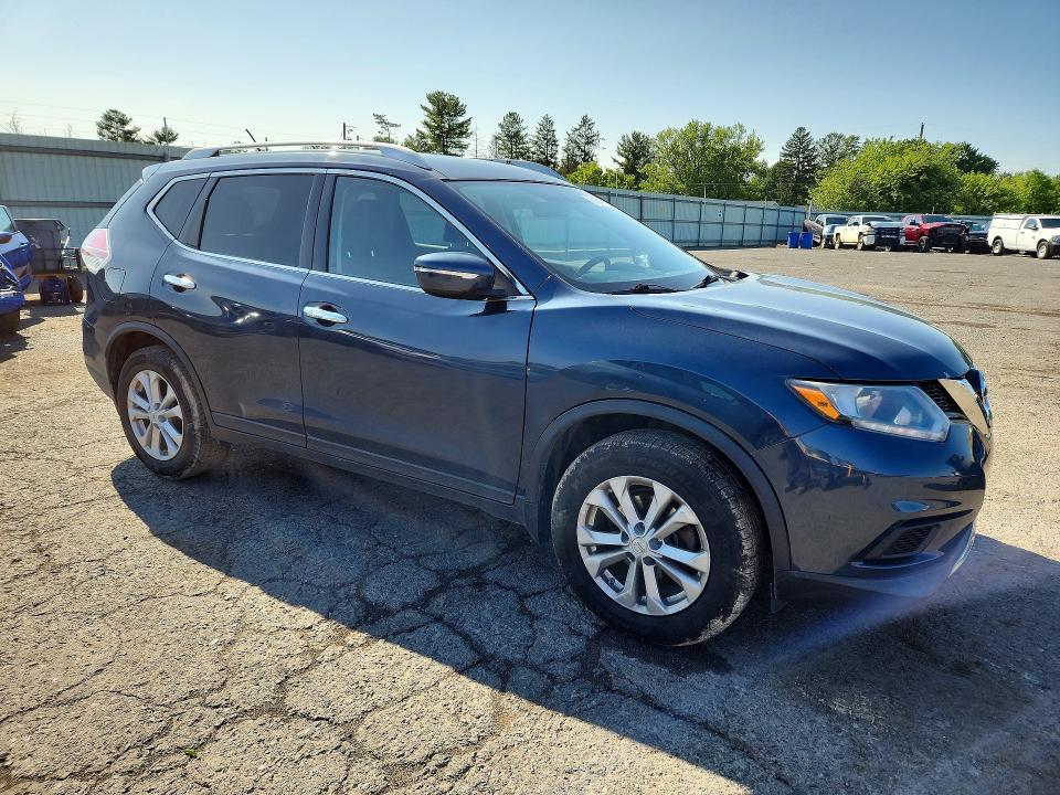 2015 Nissan Rogue VIN KNMAT2MV7FP535257 COPART salvage auction — MINOR DENT/SCRATCHES, PA - CERT OF TITLE, sold $175 on 2026-07-24 (photo 4)