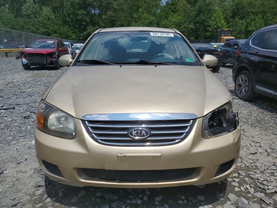 2009 Kia Spectra VIN KNAFE221595651893 COPART salvage auction — SIDE, Md - Cert Of Salvage > 75% Damage, sold $275 on 2026-07-17 (photo 5)