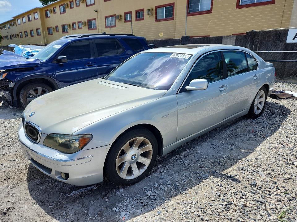 2006 BMW 7 series VIN WBAHN83556DT60972 COPART salvage auction — WATER/FLOOD, Fl - Certificate Of Title, sold $425 on 2026-08-04 (photo 1)