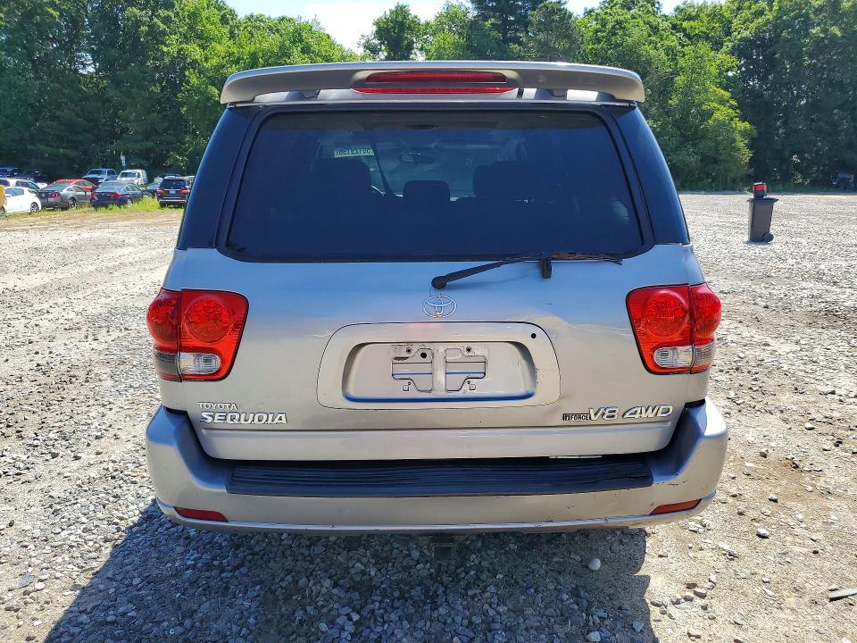 2005 Toyota Sequoia VIN 5TDBT44A45S242921 COPART salvage auction — MINOR DENT/SCRATCHES, MA - CERTIFICATE OF TITLE (P), sold $675 on 2026-07-09 (photo 6)