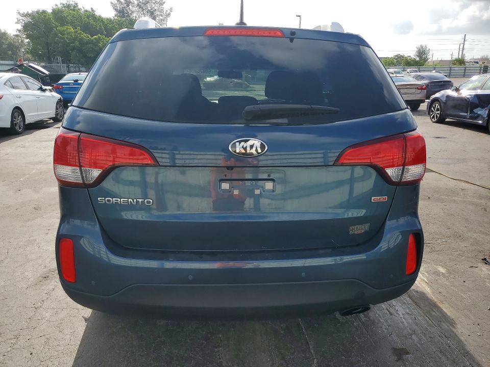 2014 Kia Sorento VIN 5XYKT4A60EG502101 COPART salvage auction — FRONT END, Fl - Cert Of Title Slvg Rebuildable, sold $1,300 on 2026-07-29 (photo 6)