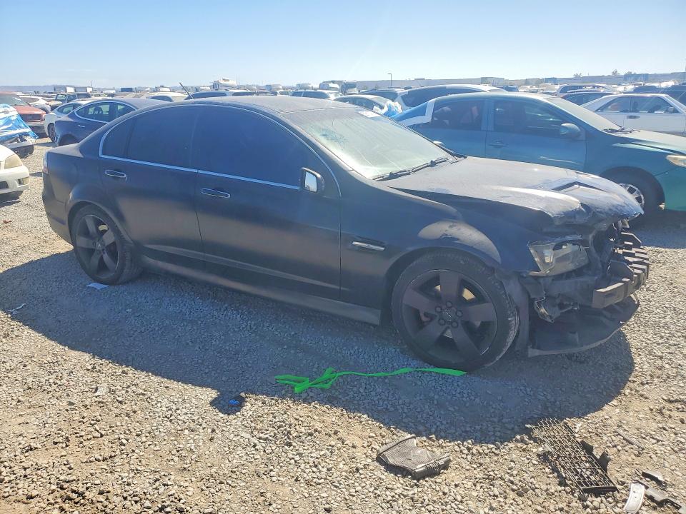 2008 Pontiac G8 VIN 6G2EC57Y48L127079 COPART salvage auction — FRONT END, Ca - Salvage Certificate, sold $3,750 on 2026-07-17 (photo 4)