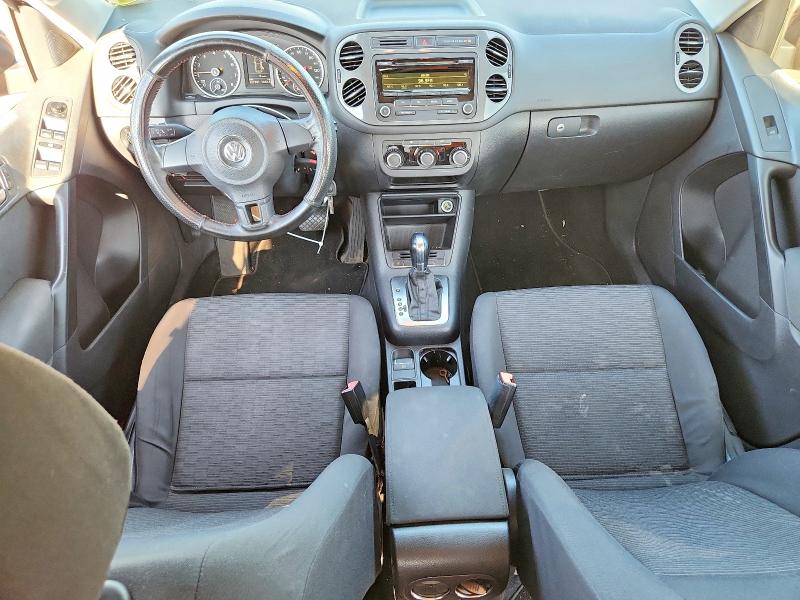 2012 Volkswagen Tiguan VIN WVGAV7AX6CW558345 COPART salvage auction — REAR END, NY - MV-907A SALVAGE CERTIFICATE, sold $400 on 2026-07-27 (photo 8)