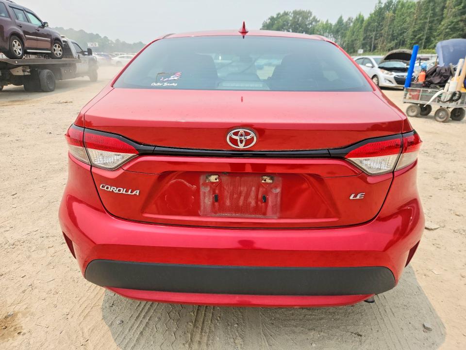 2020 Toyota Corolla VIN 5YFEPRAE0LP057681 COPART salvage auction — WATER/FLOOD, Va - Cert Of Title-Salvage Water, sold $350 on 2026-07-28 (photo 6)