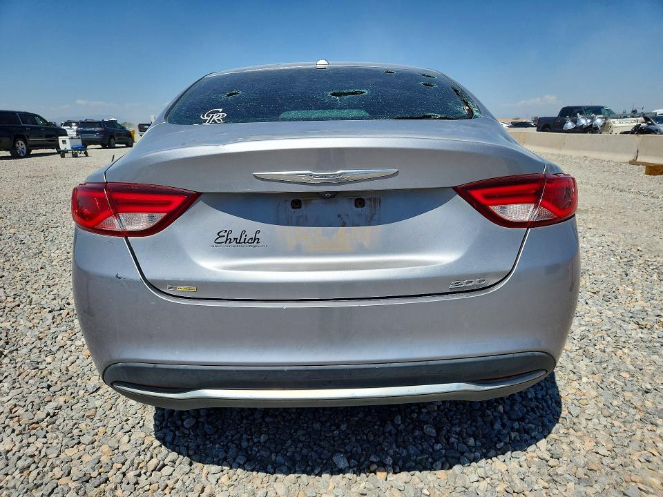 2015 Chrysler 200 VIN 1C3CCCAB0FN602578 COPART salvage auction — HAIL, CO - CERTIFICATE OF TITLE (P), sold $700 on 2026-07-23 (photo 6)