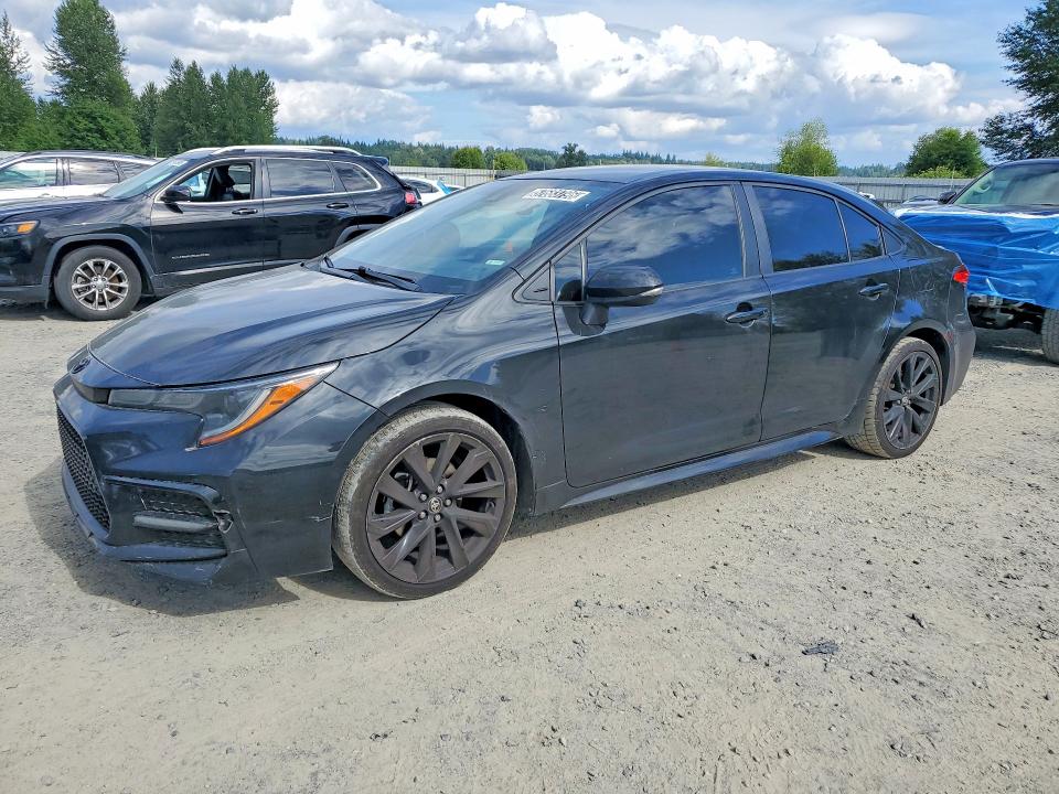 2022 Toyota Corolla VIN 5YFS4MCE0NP115206 COPART salvage auction — SIDE, FL - CERTIFICATE OF TITLE, sold $6,800 on 2026-07-21 (photo 1)