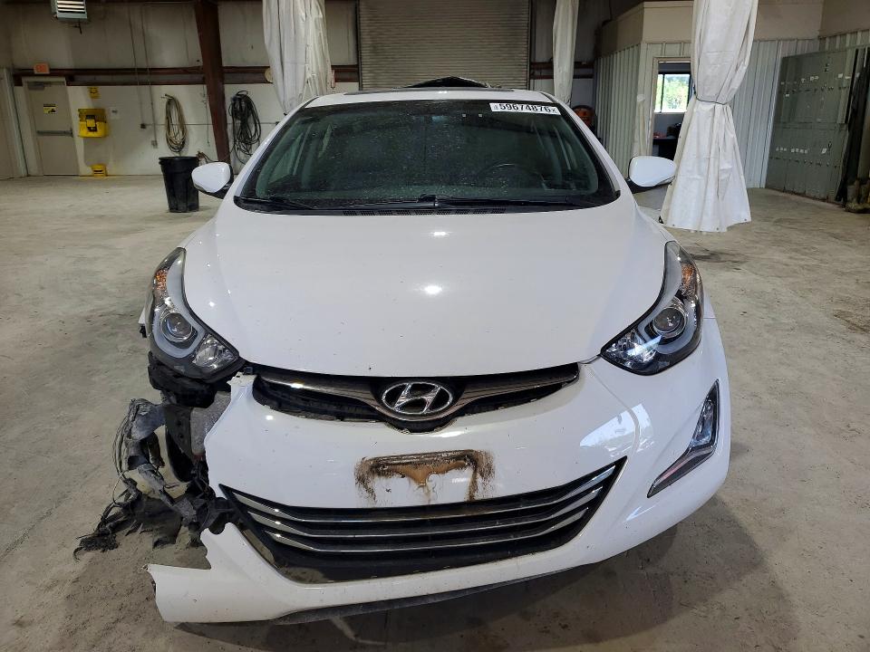 2015 Hyundai Elantra VIN KMHDH4AH9FU233233 COPART salvage auction — FRONT END, Ny - Mv-907A Salvage Certificate, sold $1,300 on 2026-07-20 (photo 5)