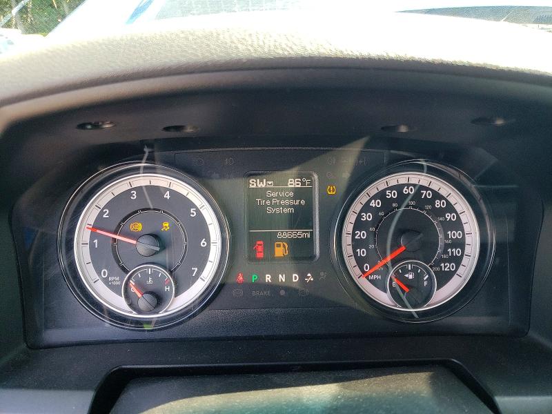 2020 Ram 1500 VIN 1C6RR7GG3LS123039 COPART salvage auction — FRONT END, Vt - Cert Of Title-Salvage Vehicle (P), sold $7,700 on 2026-07-10 (photo 9)