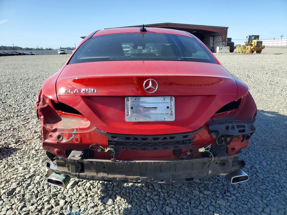 2015 Mercedes-benz VIN WDDSJ4EB7FN197595 COPART salvage auction — REAR END, Ca - Salvage Certificate, sold $3,450 on 2026-08-13 (photo 6)