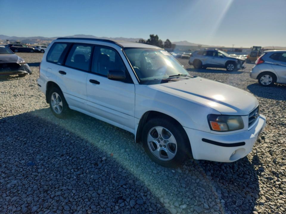 2003 Subaru Forester VIN JF1SG65693H700552 COPART salvage auction — FRONT END, Ca - Salvage Certificate, sold $675 on 2026-07-23 (photo 4)