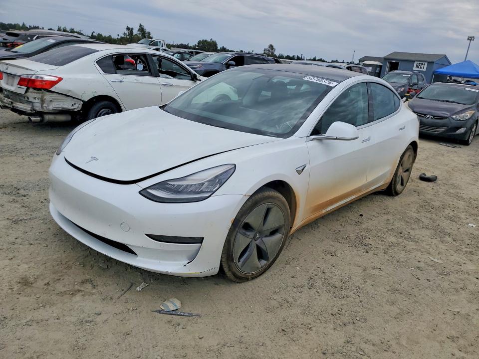 2020 Tesla Model 3 VIN 5YJ3E1EB4LF741675 — COPART salvage auction photo