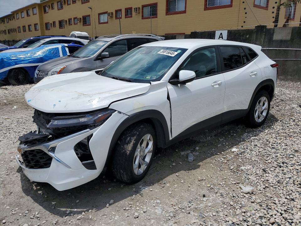 2024 Chevrolet Trax VIN KL77LFE20RC002391 COPART salvage auction — FRONT END, Pa - Certificate Of Salvage, sold $4,750 on 2026-07-24 (photo 1)