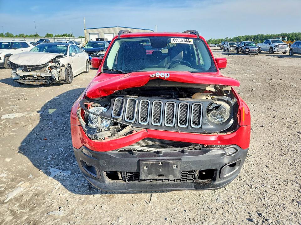 2015 Jeep Renegade VIN ZACCJABT0FPB81059 COPART salvage auction — FRONT END, Il - Salvage Certificate, sold $625 on 2026-08-19 (photo 5)