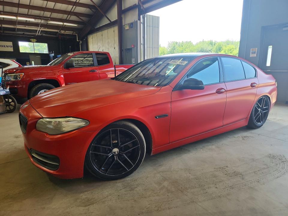 2014 BMW 5 series VIN WBA5A7C56ED615362 COPART salvage auction — MINOR DENT/SCRATCHES, Ct - Certificate Of Title (P), sold $1,900 on 2026-07-08 (photo 1)
