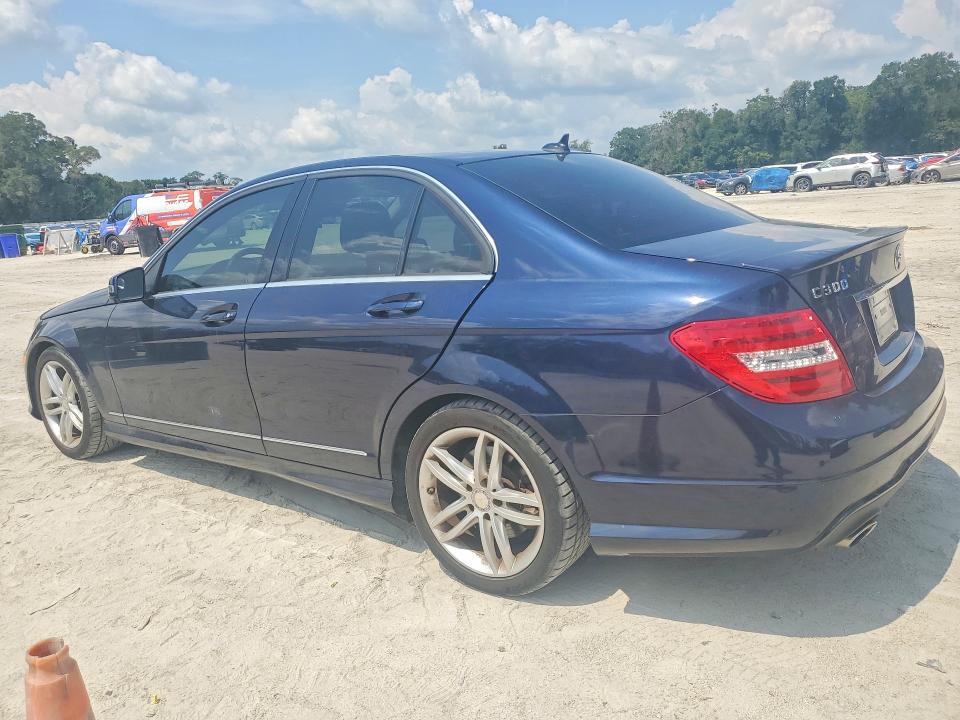 2014 Mercedes-benz C-klasse VIN WDDGF8AB1EA891709 COPART salvage auction — UNDERCARRIAGE, Fl - Certificate Of Destruction, sold $2,100 on 2026-08-11 (photo 2)