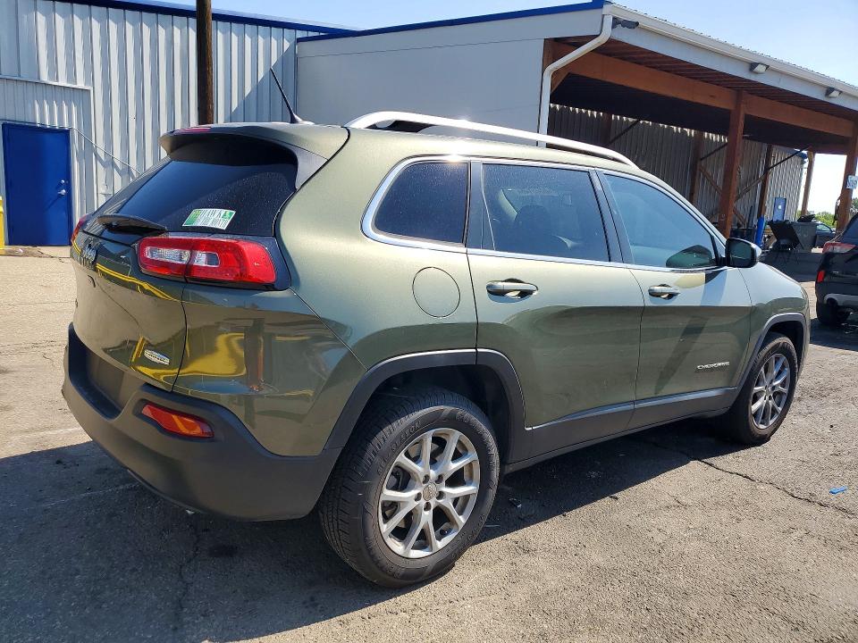 2018 Jeep Cherokee VIN 1C4PJMCB7JD602291 COPART salvage auction — HAIL, Co - Certificate Of Title, sold $2,100 on 2026-07-23 (photo 3)
