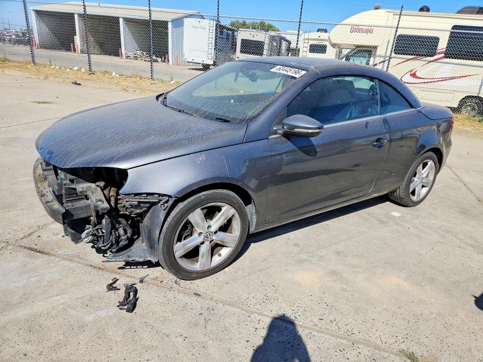 2012 Volkswagen Eos VIN WVWFW7AH2CV002829 COPART salvage auction — FRONT END, Ca - Salvage Certificate, sold $425 on 2026-08-10 (photo 1)