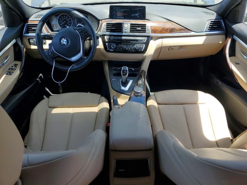 2017 BMW 3er VIN WBA8K3C50HK678878 COPART salvage auction — FRONT END, Ca - Salvage Certificate, sold $3,850 on 2026-07-30 (photo 8)