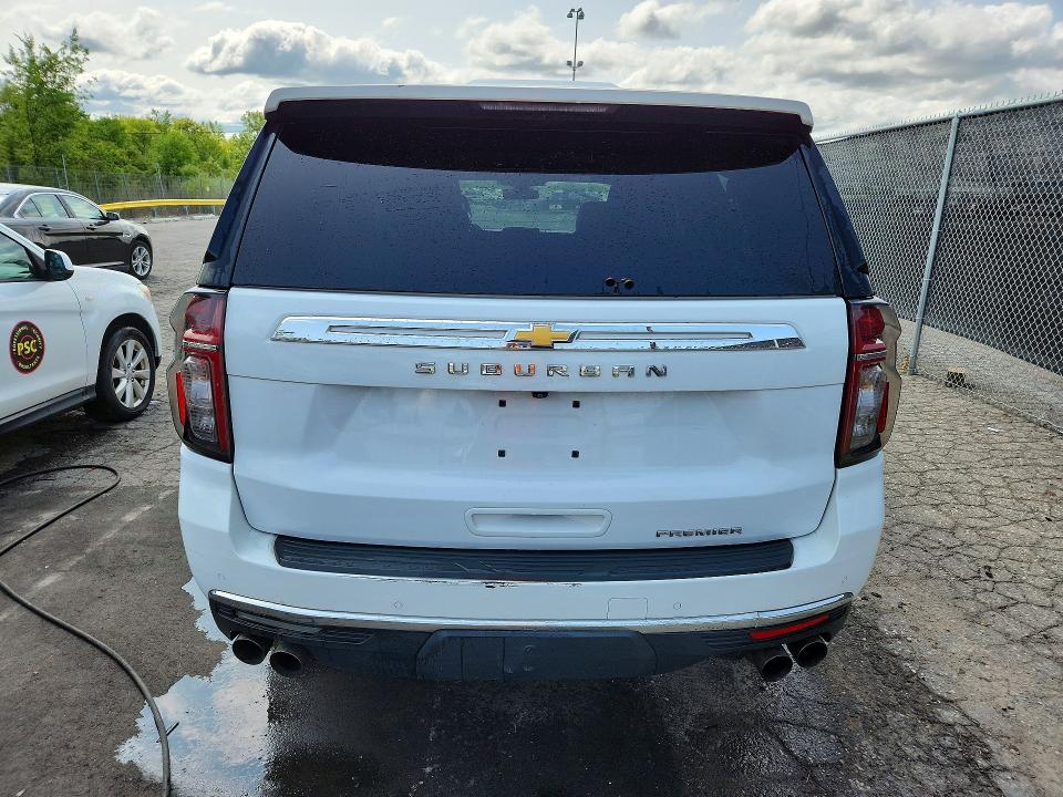 2022 Chevrolet Suburban VIN 1GNSCFKD5NR190326 COPART salvage auction — VANDALISM, Ok - Dealer Only Clean Title, sold $11,100 on 2026-09-08 (photo 6)
