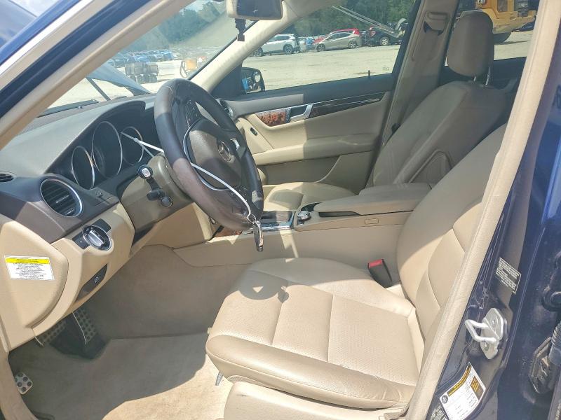 2014 Mercedes-benz C-klasse VIN WDDGF8AB1EA891709 COPART salvage auction — UNDERCARRIAGE, Fl - Certificate Of Destruction, sold $2,100 on 2026-08-11 (photo 7)