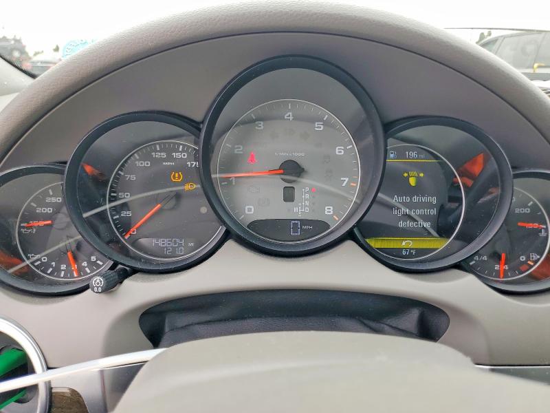 2012 Porsche Cayenne VIN WP1AB2A23CLA44277 COPART salvage auction — MECHANICAL, CA - DIS/DLR/EXP ONLY CLEAN TITLE, sold $1,550 on 2026-07-30 (photo 9)