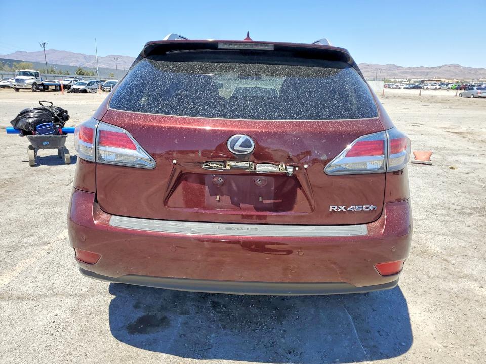 2013 Lexus Rx VIN JTJBC1BA5D2445739 COPART salvage auction — FRONT END, Nv - Salvage Title, sold $2,100 on 2026-07-28 (photo 6)