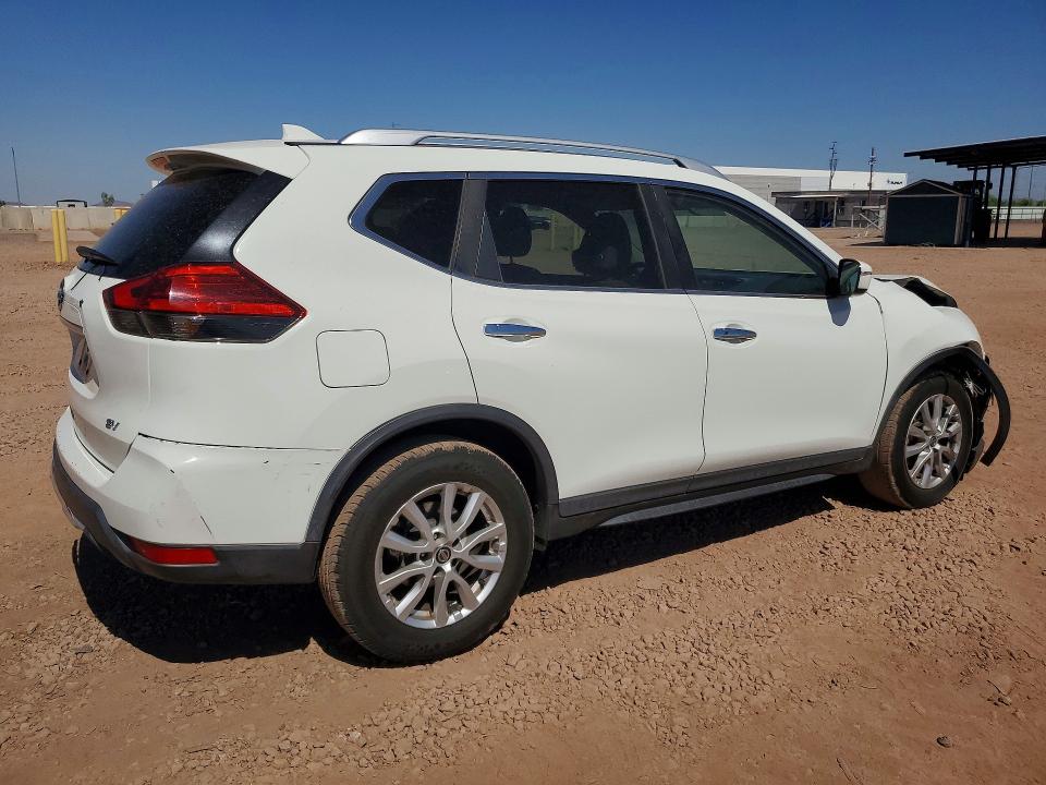 2017 Nissan Rogue VIN KNMAT2MT9HP540042 COPART salvage auction — FRONT END, Az - Cert Of Title - Salvage, sold $1,700 on 2026-07-16 (photo 3)
