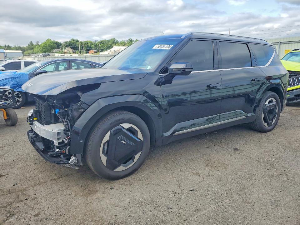2024 Kia Ev9 VIN KNDADFS57R6034905 COPART salvage auction — FRONT END, PA - CERTIFICATE OF SALVAGE, sold $175 on 2026-07-24 (photo 1)
