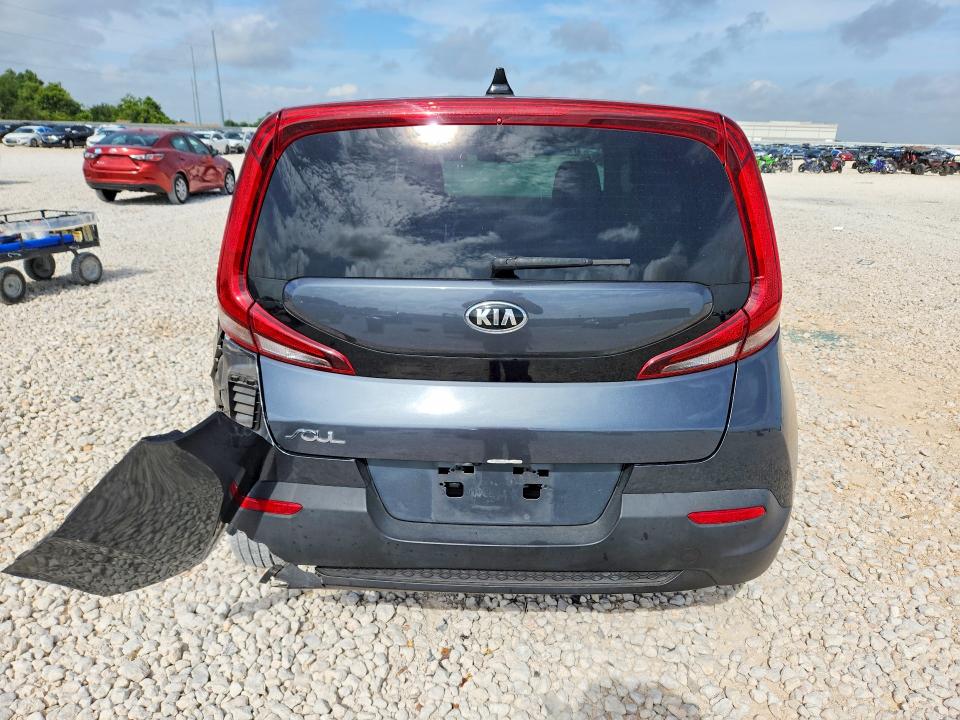 2021 Kia Soul VIN KNDJ23AU2M7750739 COPART salvage auction — REAR END, Tx - Salvage Vehicle Title, sold $70 on 2026-07-30 (photo 6)