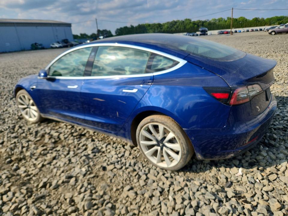 2019 Tesla Model 3 VIN 5YJ3E1EB8KF450918 COPART salvage auction — REAR END, Nc - Salvage Cert-Rebuilt (P), sold $8,900 on 2026-07-27 (photo 2)