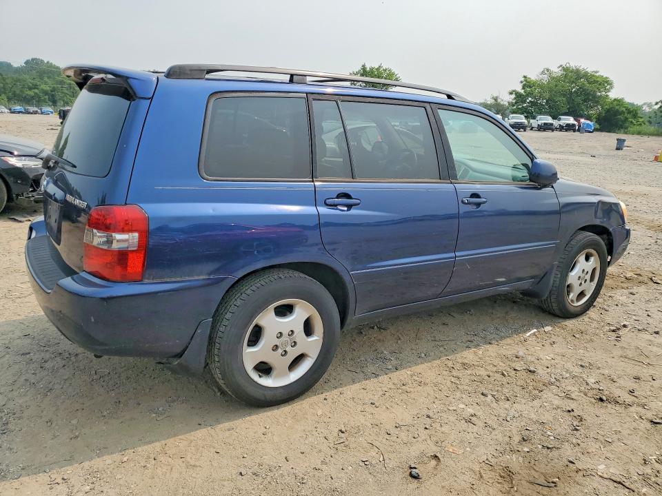 2006 Toyota Highlander VIN JTEDP21A860093838 COPART salvage auction — MECHANICAL, Md - Certificate Of Title, sold $200 on 2026-07-20 (photo 3)