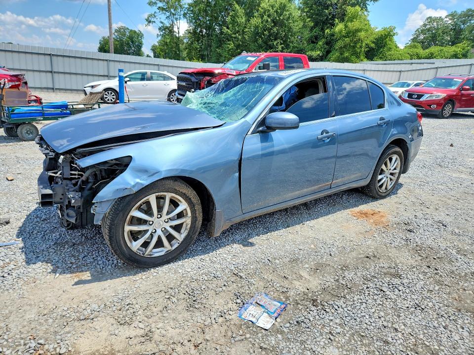 2008 Infiniti G35 VIN JNKBV61FX8M270386 COPART salvage auction — SIDE, NC - SALVAGE CERTIFICATE OF TITLE (P), sold $300 on 2026-07-15 (photo 1)