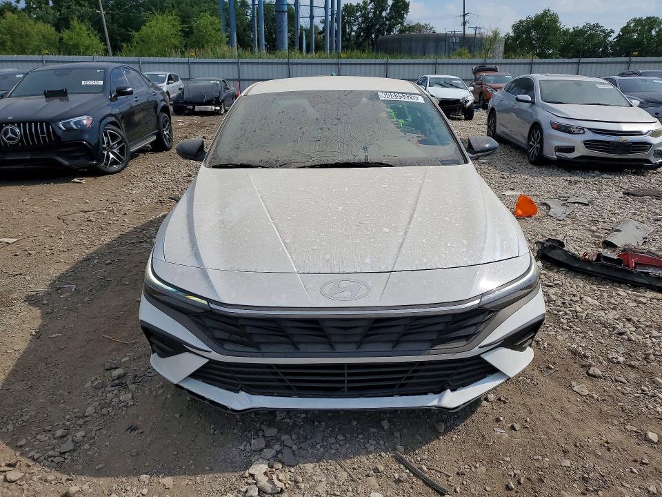 2025 Hyundai Elantra VIN KMHLM4DJ2SU166684 COPART salvage auction — REAR END, OH - CERTIFICATE OF TITLE (P), sold $13,200 on 2026-07-27 (photo 5)