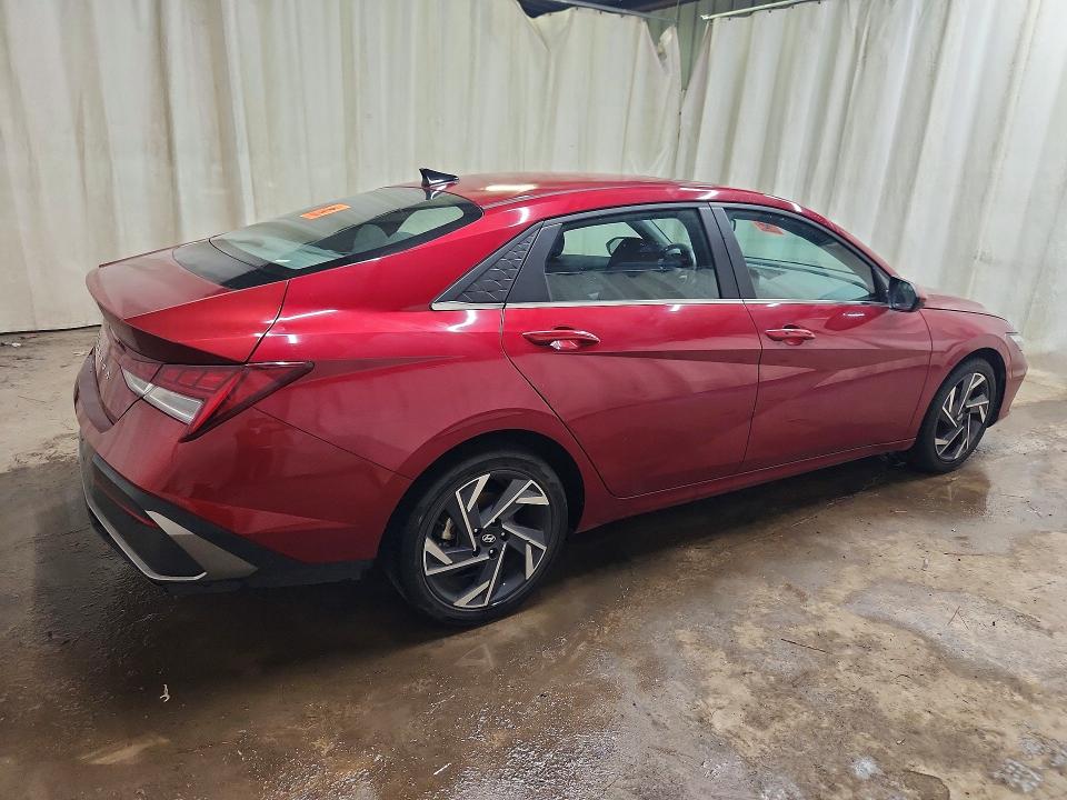 2025 Hyundai Elantra VIN KMHLS4DG2SU913355 COPART salvage auction — WATER/FLOOD, FL - CERT OF TITLE-SLVG REBLD FLOOD (P), sold $4,700 on 2026-07-20 (photo 3)