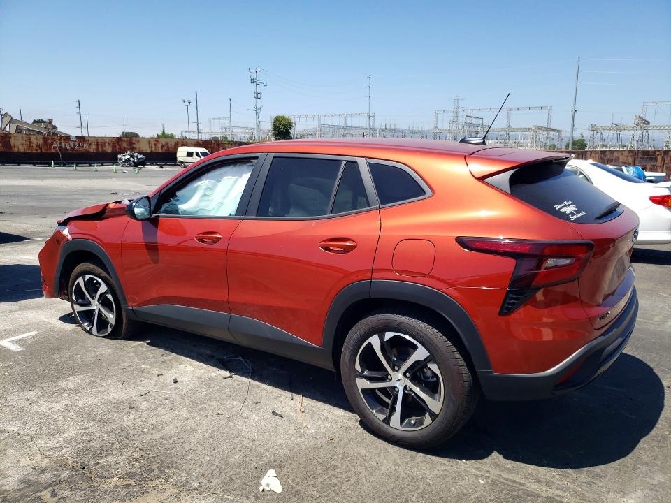 2024 Chevrolet Trax VIN KL77LGE22RC057799 COPART salvage auction — FRONT END, Ca - Salvage Certificate, sold $2,450 on 2026-07-29 (photo 2)