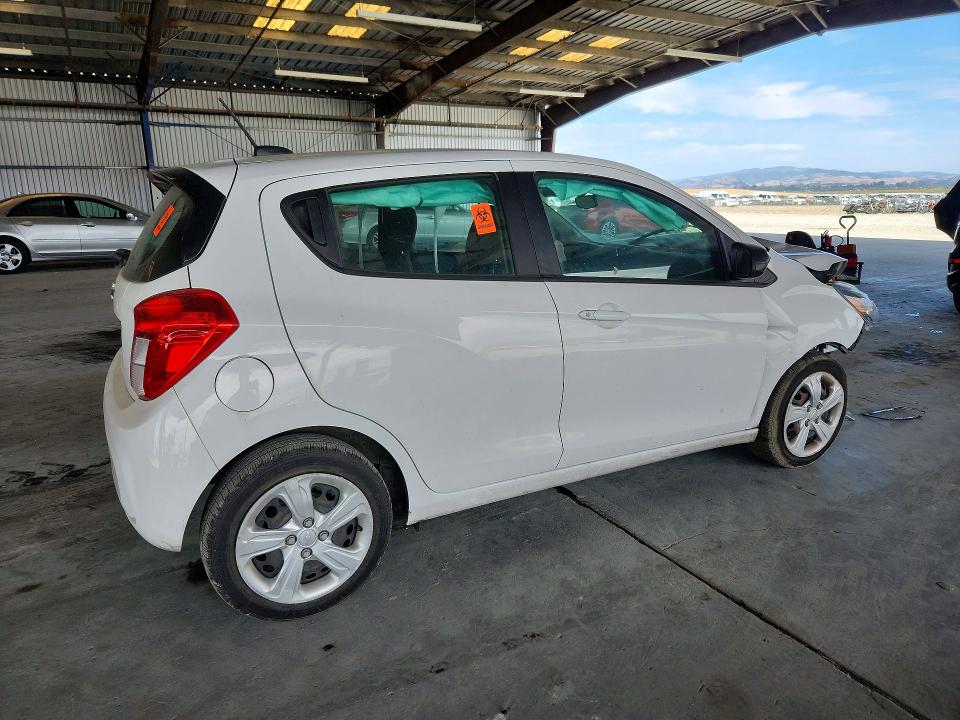 2020 Chevrolet Spark VIN KL8CB6SA3LC442282 COPART salvage auction — FRONT END, Ca - Salvage Certificate, sold $575 on 2026-07-27 (photo 3)