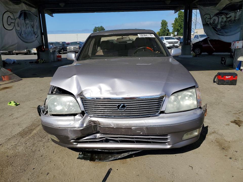 1999 Lexus Ls 400 VIN JT8BH28F4X0156007 COPART salvage auction — FRONT END, Ca - Salvage Certificate, sold $30 on 2026-07-21 (photo 5)
