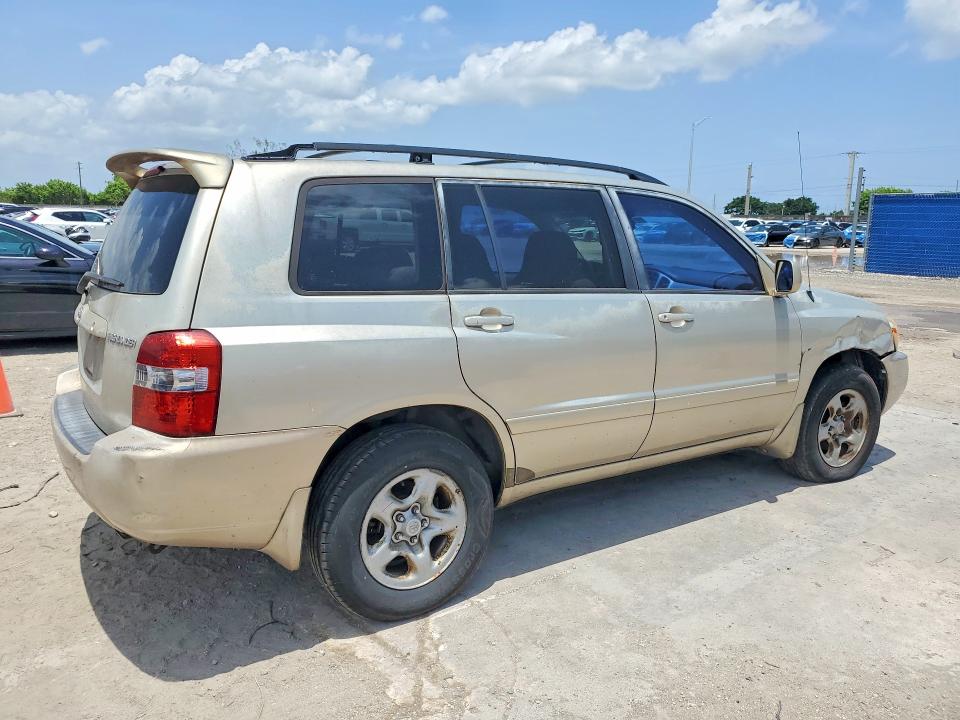 2007 Toyota Highlander VIN JTEGD21A570166901 COPART salvage auction — WATER/FLOOD, Fl - Certificate Of Title, sold $20 on 2026-07-29 (photo 3)