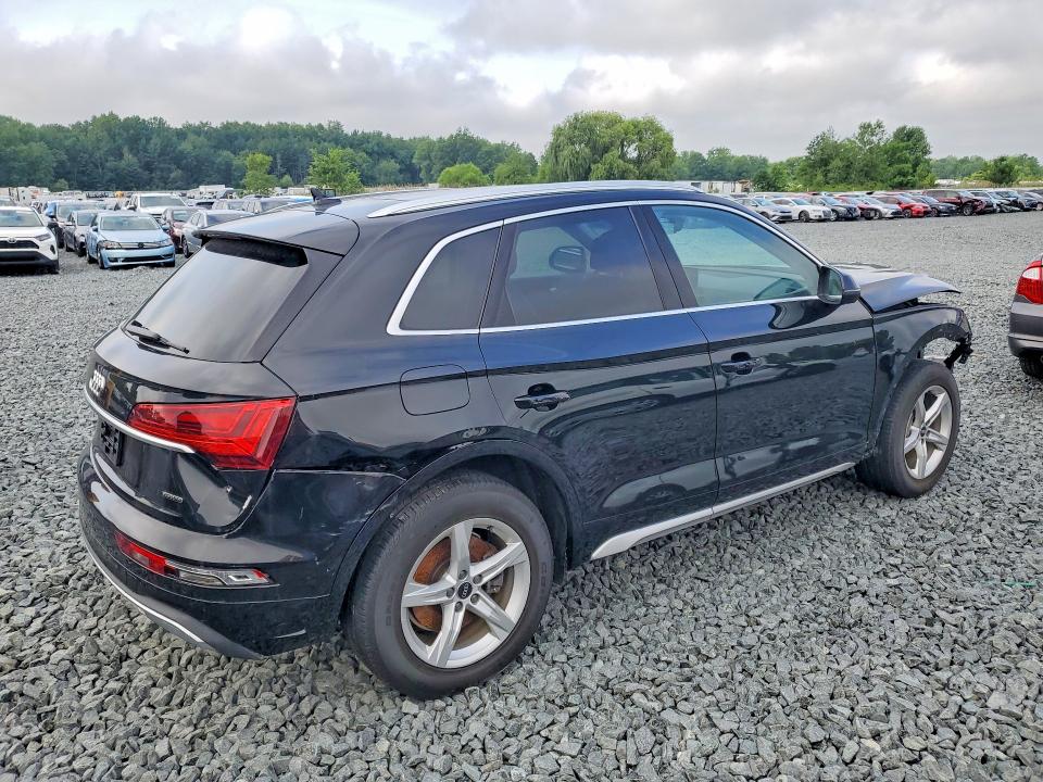 2021 Audi Q5 VIN WA1AAAFY4M2078919 COPART salvage auction — FRONT END, Oh - Cert Of Title-Salvage, sold $4,300 on 2026-07-09 (photo 3)
