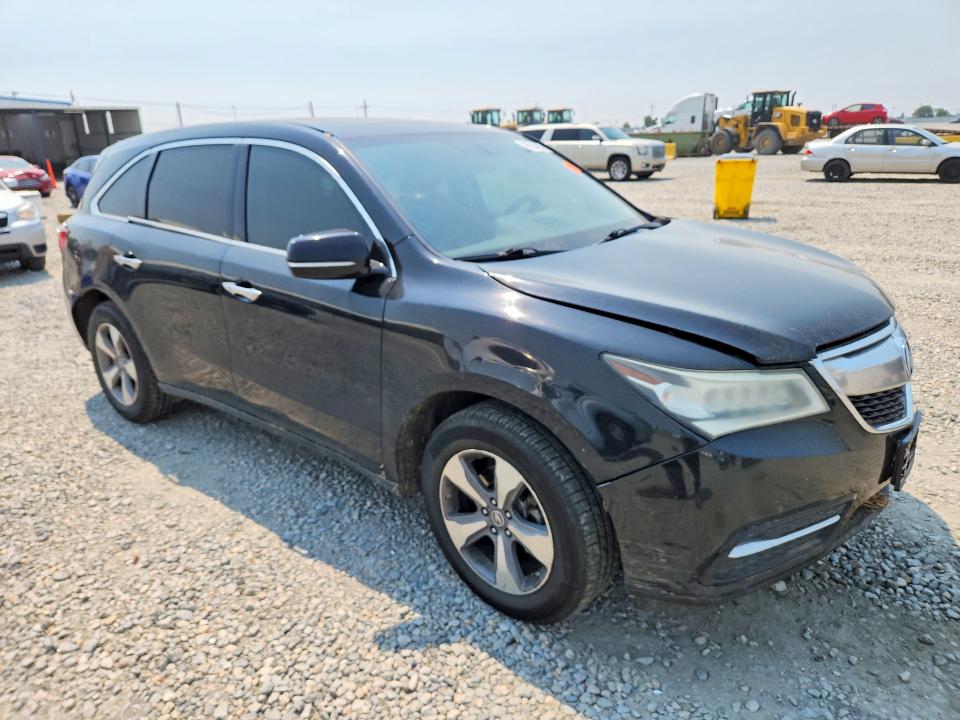 2016 Acura Mdx VIN 5FRYD4H27GB034015 COPART salvage auction — WATER/FLOOD, Co - Salvage, Flood, sold $325 on 2026-07-30 (photo 4)