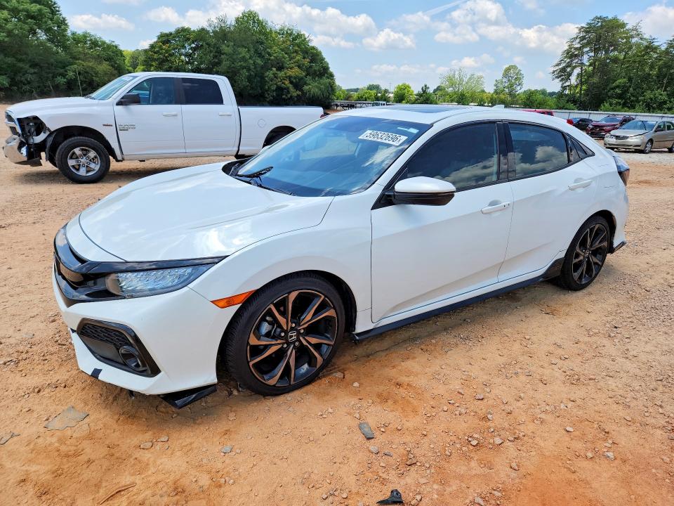 2019 Honda Civic VIN SHHFK7H94KU221636 COPART salvage auction — FRONT END, Nc - Salvage Certificate Of Title, sold $2,150 on 2026-07-27 (photo 1)