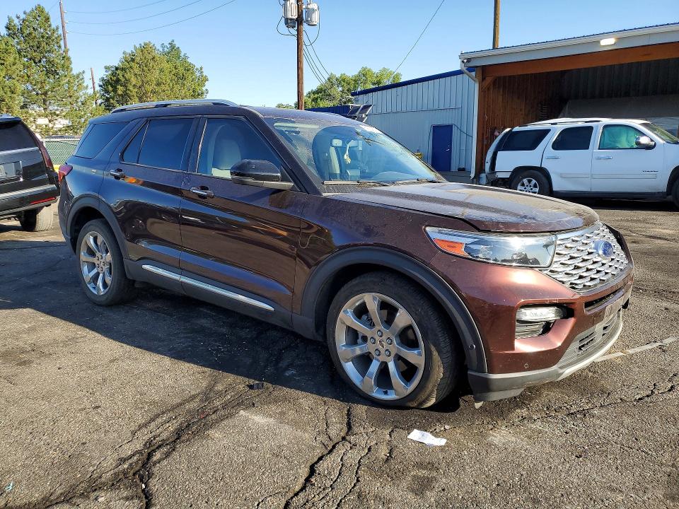 2020 Ford Explorer VIN 1FM5K8HC8LGB41712 COPART salvage auction — FRONT END, Co - Public - Salvage Title, sold $7,100 on 2026-10-08 (photo 4)