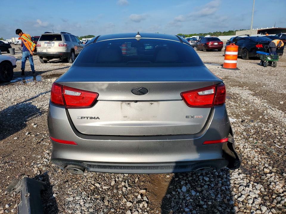 2015 Kia VIN 5XXGN4A75FG421903 COPART salvage auction — REAR END, TX - SALVAGE VEHICLE TITLE (P), sold $750 on 2026-07-16 (photo 6)