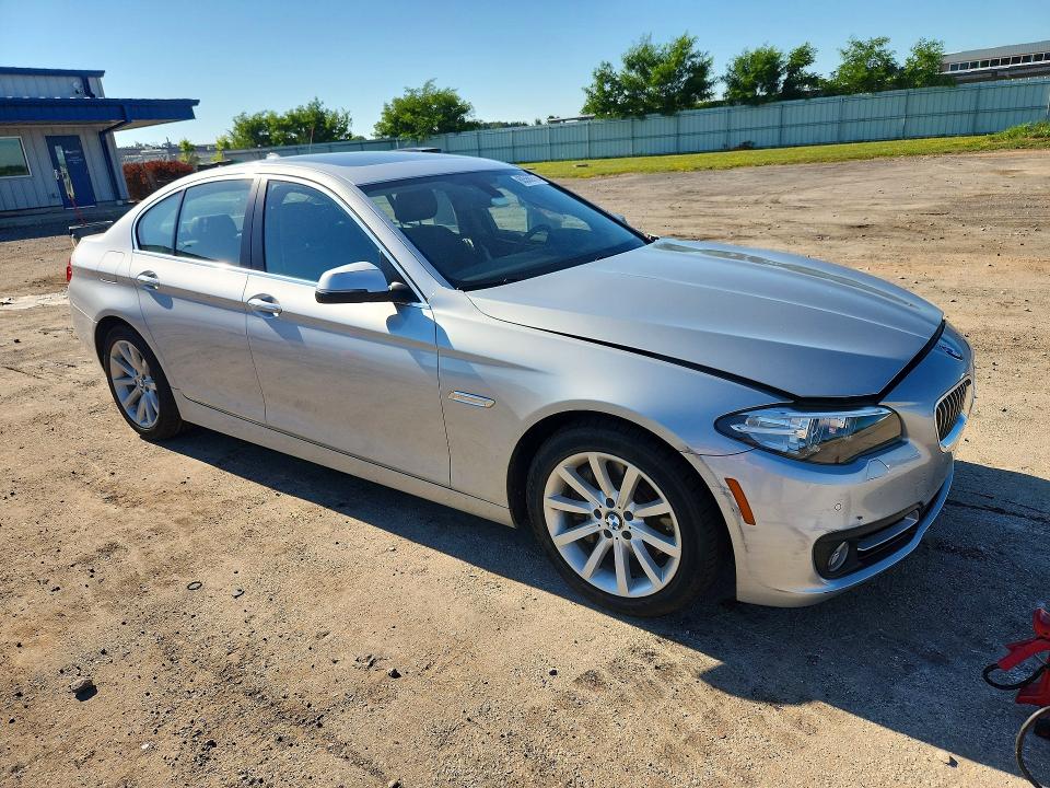 2015 BMW 5er VIN WBA5B3C52FD545480 COPART salvage auction — FRONT END, Wi - Certificate Of Title, sold $6,200 on 2026-08-04 (photo 4)