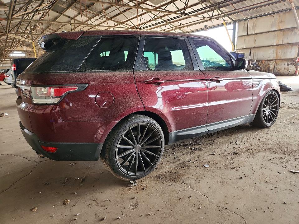 2016 Land rover Range rover sport VIN SALWR2VF7GA553024 COPART salvage auction — MINOR DENT/SCRATCHES, AZ - CERTIFICATE OF TITLE (P), sold $6,500 on 2026-07-27 (photo 3)