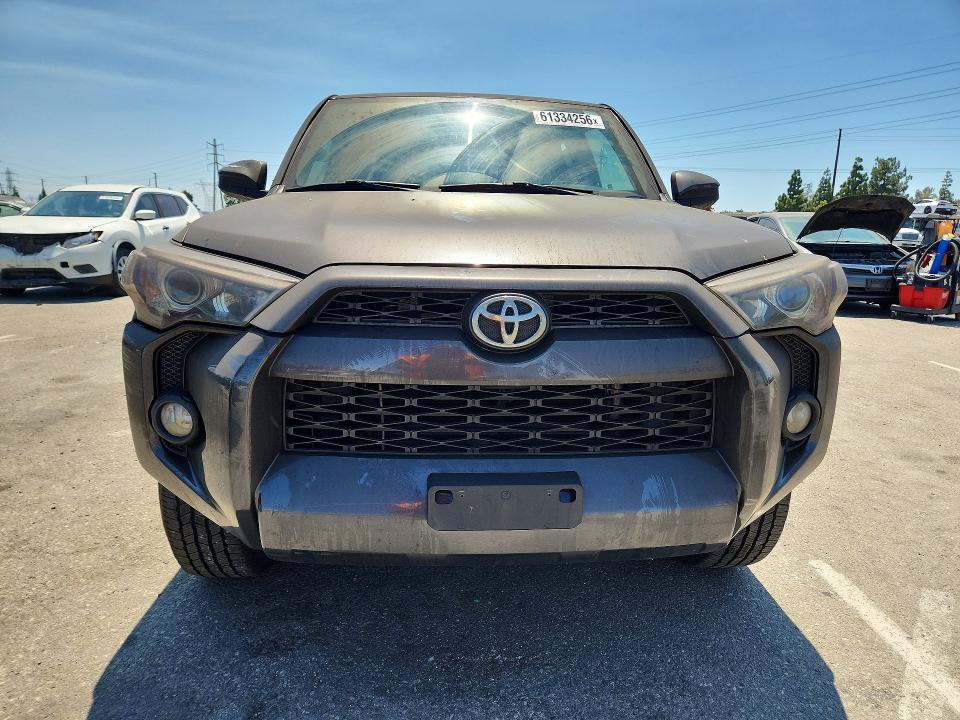 2016 Toyota 4runner VIN JTEZU5JR6G5147048 COPART salvage auction — BURN, CA - SALVAGE CERTIFICATE, sold $150 on 2026-07-30 (photo 5)