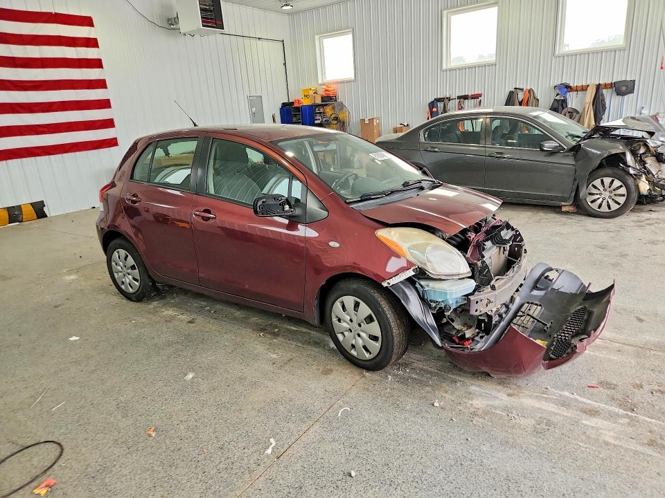 2010 Toyota Yaris VIN JTDKT4K32A5280393 COPART salvage auction — FRONT END, Oh - Cert Of Title-Salvage, sold $400 on 2026-07-28 (photo 4)